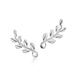 Tiffany and Co Olive Leaf Climber Earrings